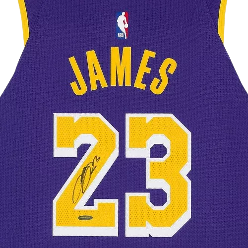 Win a signed Lebron jersey!